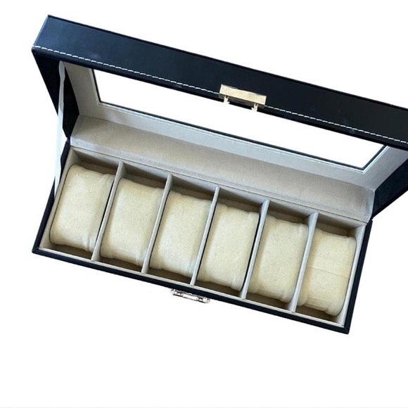 Six Slot Men’s Watch Box - Picture 2 of 4